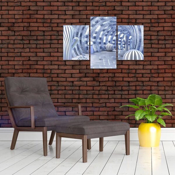 Slika - 3D abstrakcija (90x60 cm)