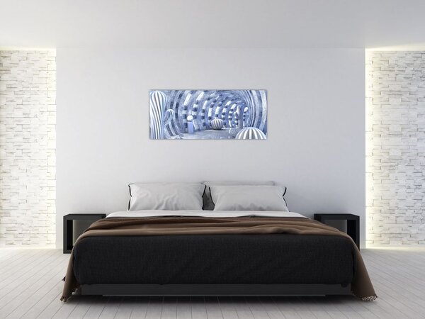 Slika - 3D abstrakcija (120x50 cm)
