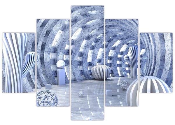 Slika - 3D abstrakcija (150x105 cm)