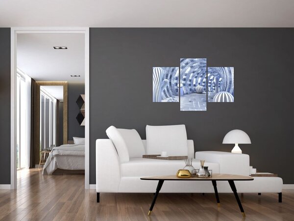 Slika - 3D abstrakcija (90x60 cm)