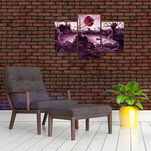 Slika - Začarana vas (90x60 cm)