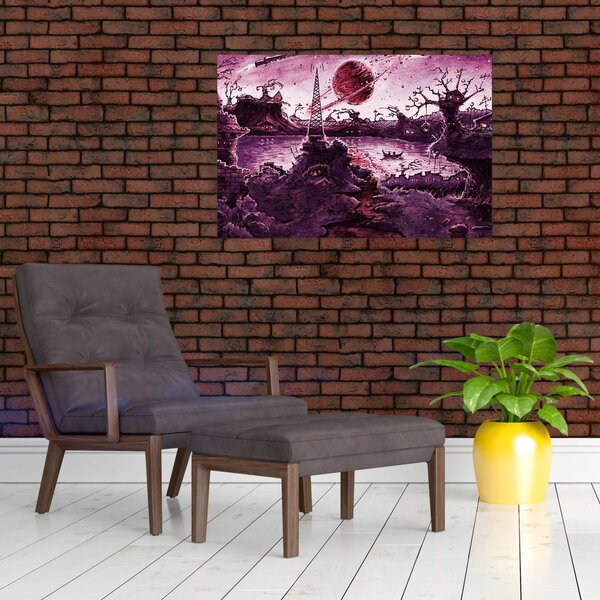 Slika - Začarana vas (90x60 cm)