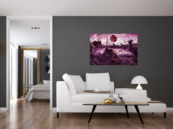 Slika - Začarana vas (90x60 cm)