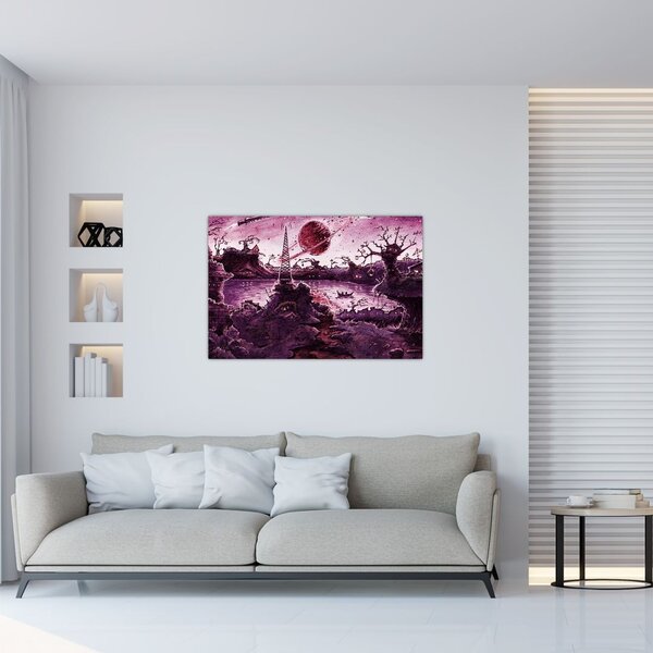Slika - Začarana vas (90x60 cm)