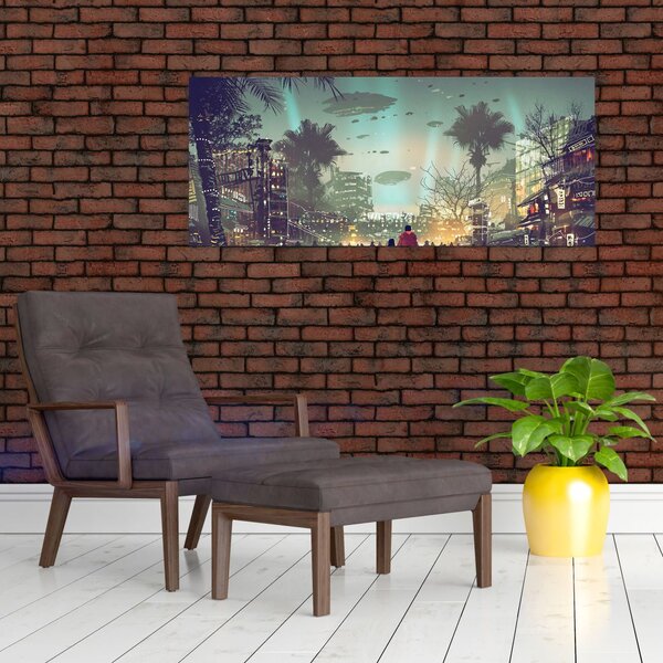 Slika - mesto v prihodnosti (120x50 cm)