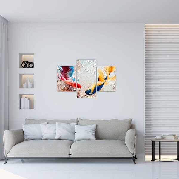 Slika - Borbene ribe (90x60 cm)