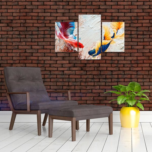 Slika - Borbene ribe (90x60 cm)