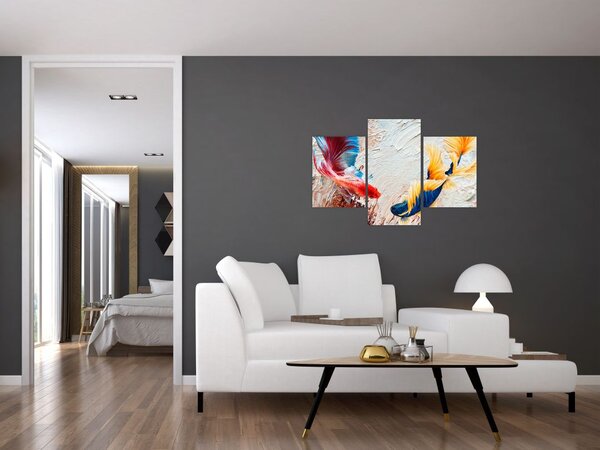 Slika - Borbene ribe (90x60 cm)