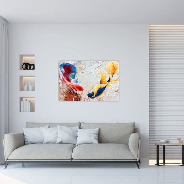 Slika - Borbene ribe (90x60 cm)
