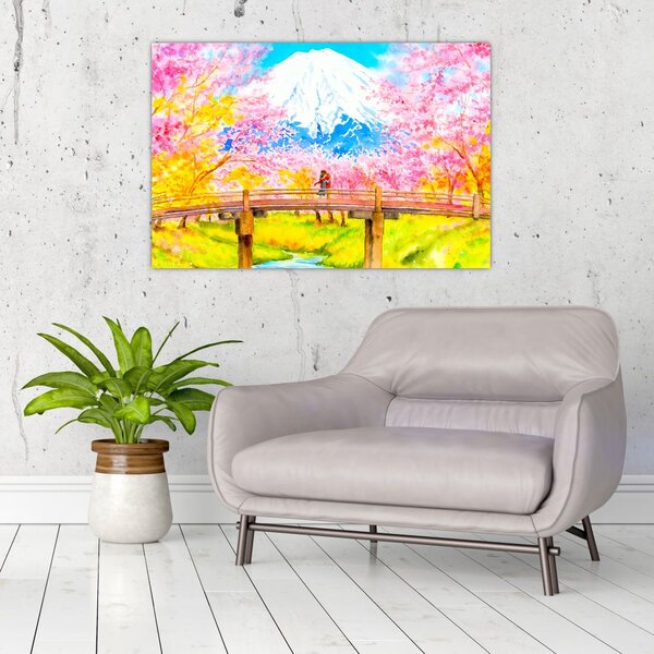 Slika - Slikan par, akvarel (90x60 cm)