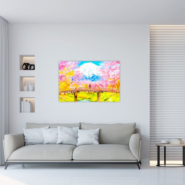 Slika - Slikan par, akvarel (90x60 cm)