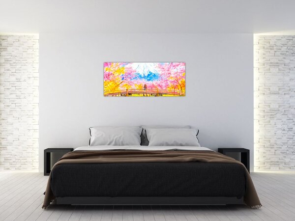 Slika - Slikan par, akvarel (120x50 cm)