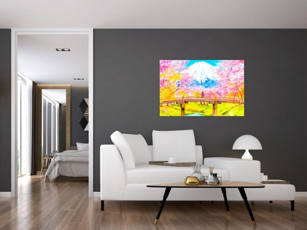 Slika - Slikan par, akvarel (90x60 cm)