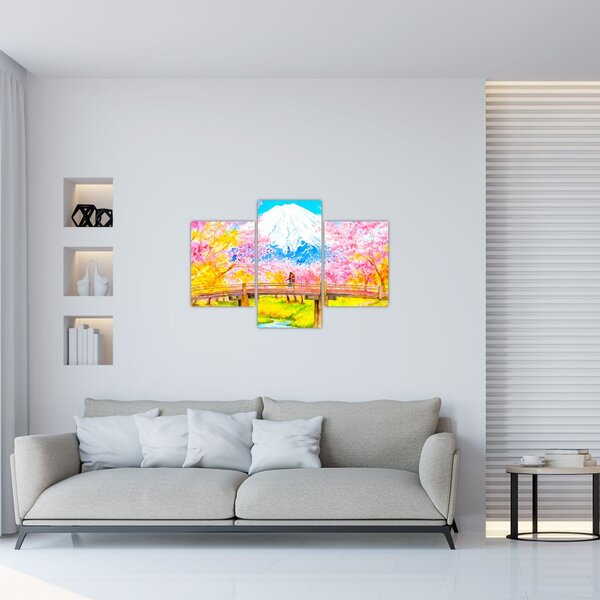 Slika - Slikan par, akvarel (90x60 cm)