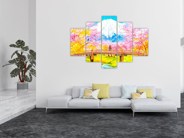 Slika - Slikan par, akvarel (150x105 cm)