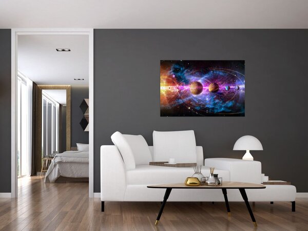 Slika - Osončje (90x60 cm)