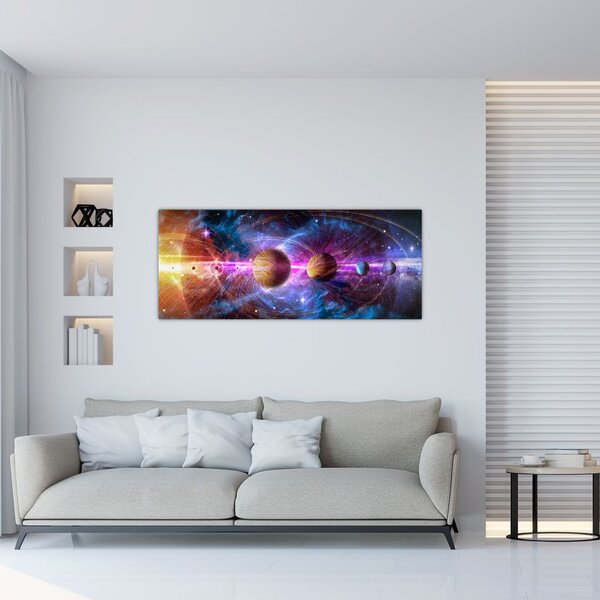 Slika - Osončje (120x50 cm)