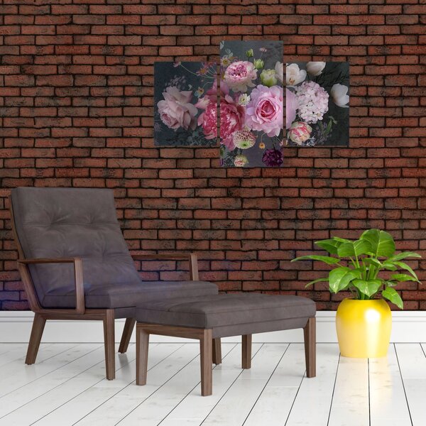 Slika - Vrtne rože (90x60 cm)