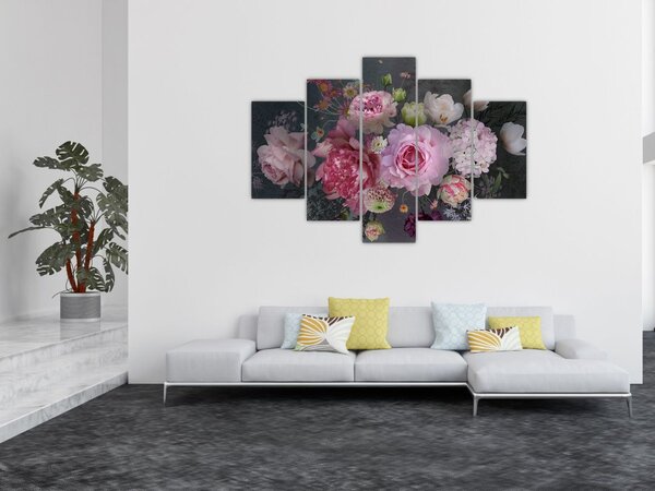 Slika - Vrtne rože (150x105 cm)