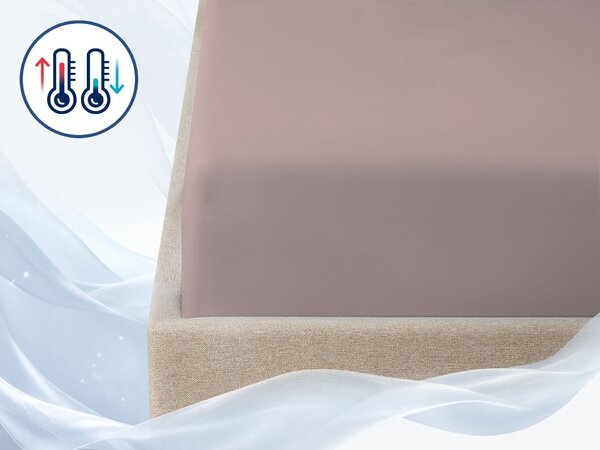 Plahta s gumicom Cooling Dormeo kakao