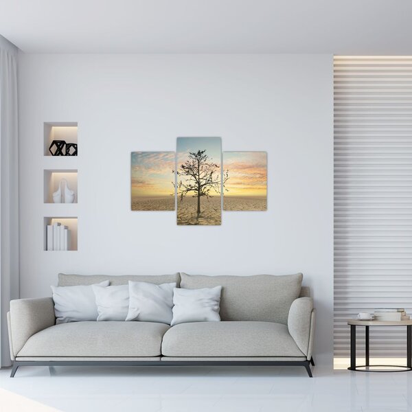 Slika - Drevo v puščavi (90x60 cm)