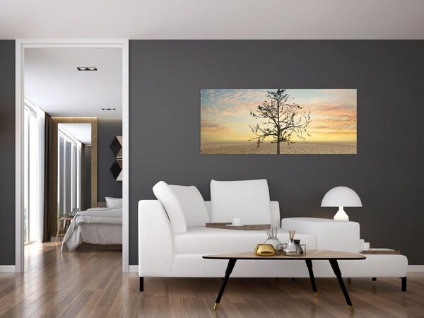 Slika - Drevo v puščavi (120x50 cm)