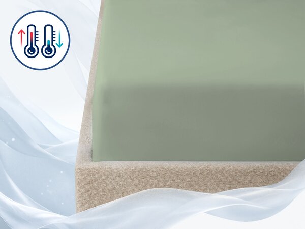 Plahta s gumicom Cooling Dormeo zelena