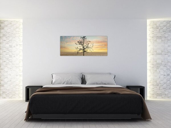 Slika - Drevo v puščavi (120x50 cm)