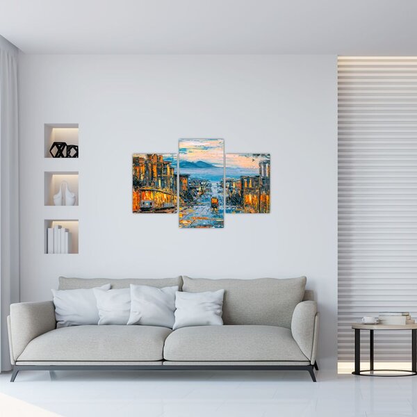 Slika - Žičnica, San Francisco (90x60 cm)