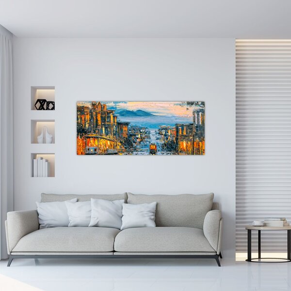 Slika - Žičnica, San Francisco (120x50 cm)