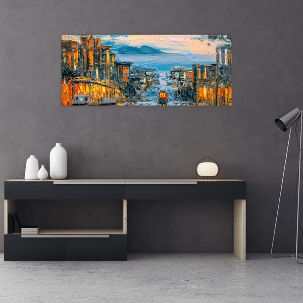 Slika - Žičnica, San Francisco (120x50 cm)