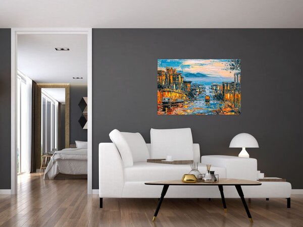 Slika - Žičnica, San Francisco (90x60 cm)