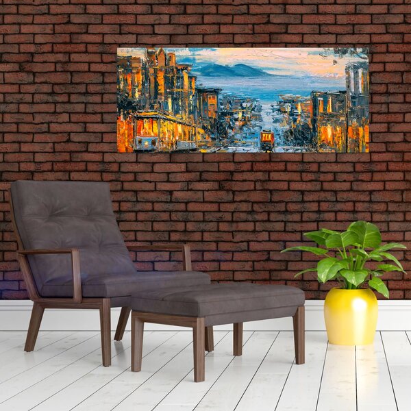 Slika - Žičnica, San Francisco (120x50 cm)