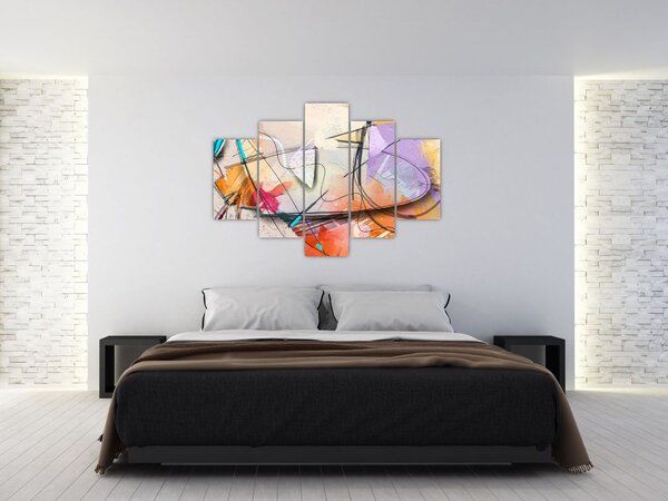 Slika - Abstrakcija, ptica (150x105 cm)