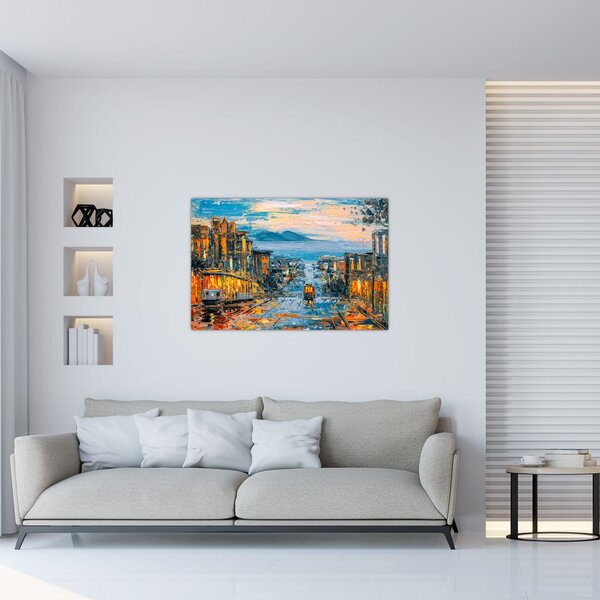 Slika - Žičnica, San Francisco (90x60 cm)