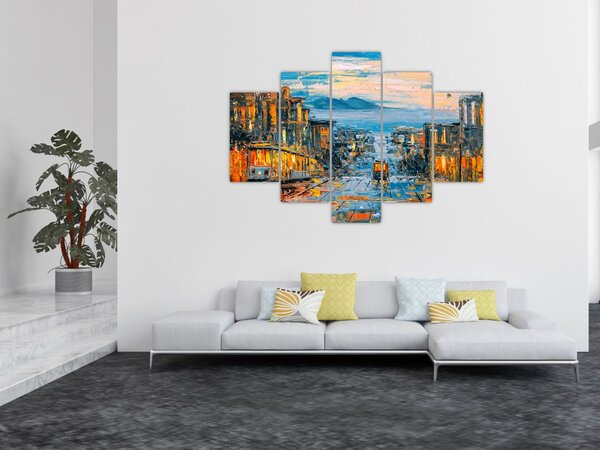 Slika - Žičnica, San Francisco (150x105 cm)