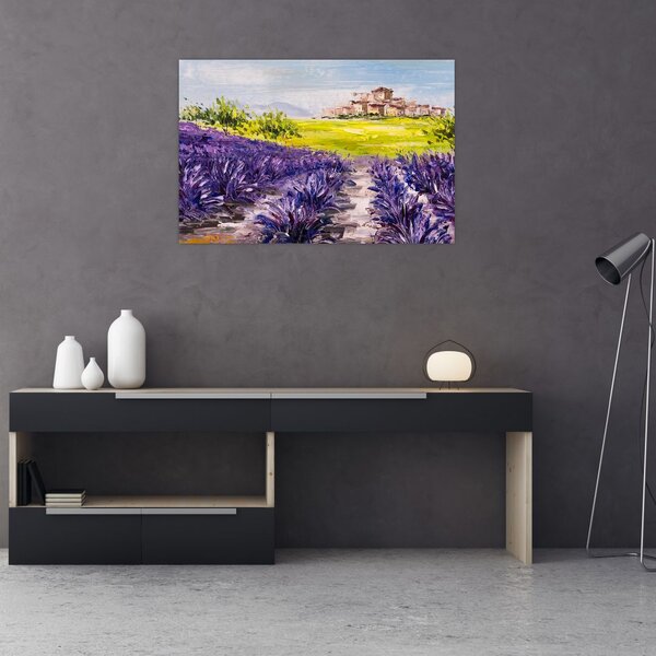 Slika - Provansa, Francija, oljna slika (90x60 cm)
