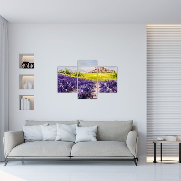 Slika - Provansa, Francija, oljna slika (90x60 cm)