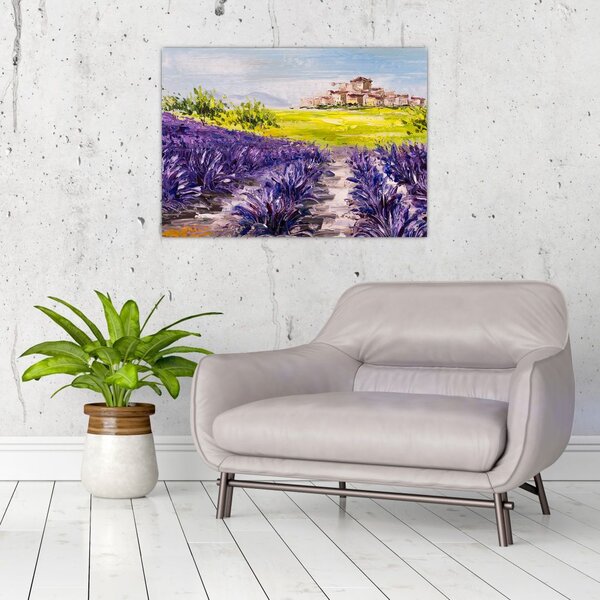 Slika - Provansa, Francija, oljna slika (70x50 cm)