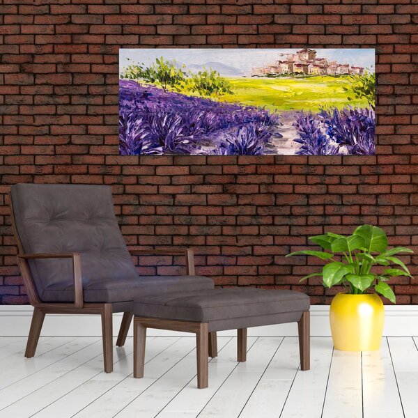 Slika - Provansa, Francija, oljna slika (120x50 cm)