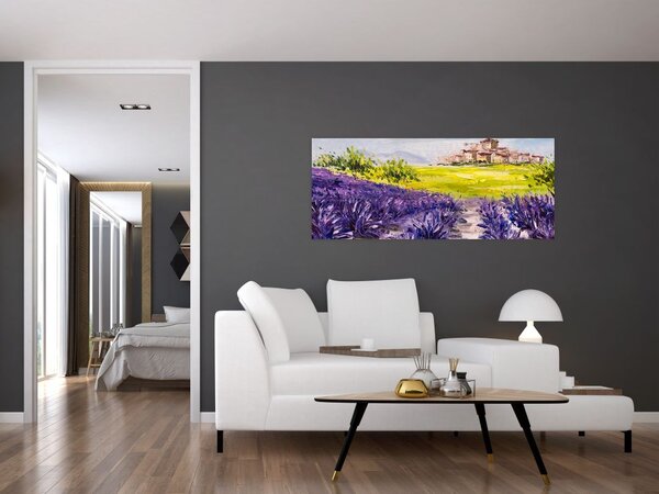 Slika - Provansa, Francija, oljna slika (120x50 cm)