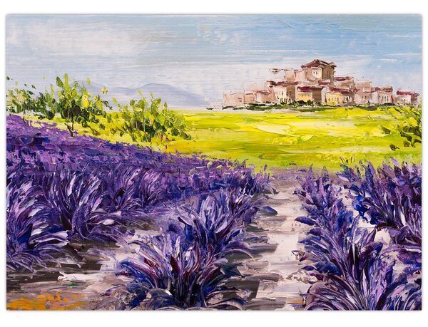 Slika - Provansa, Francija, oljna slika (70x50 cm)