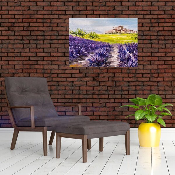 Slika - Provansa, Francija, oljna slika (70x50 cm)