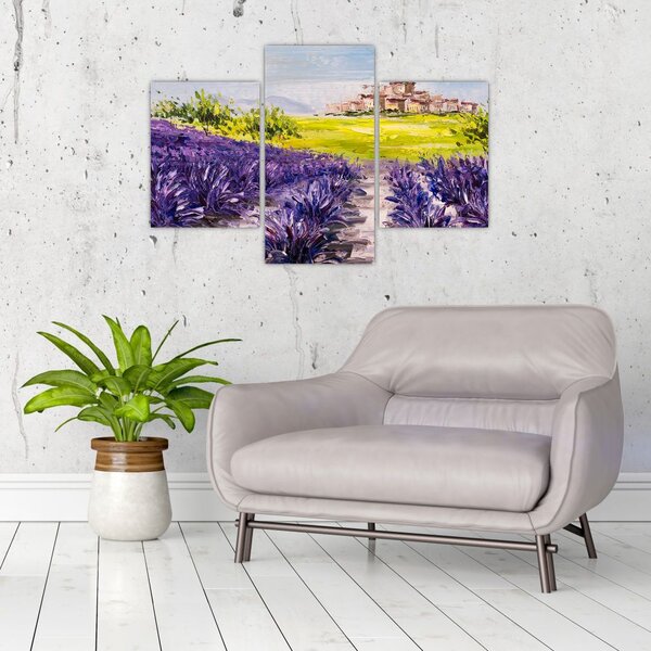 Slika - Provansa, Francija, oljna slika (90x60 cm)