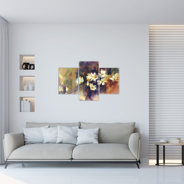 Slika - Bele magnolije, slika (90x60 cm)