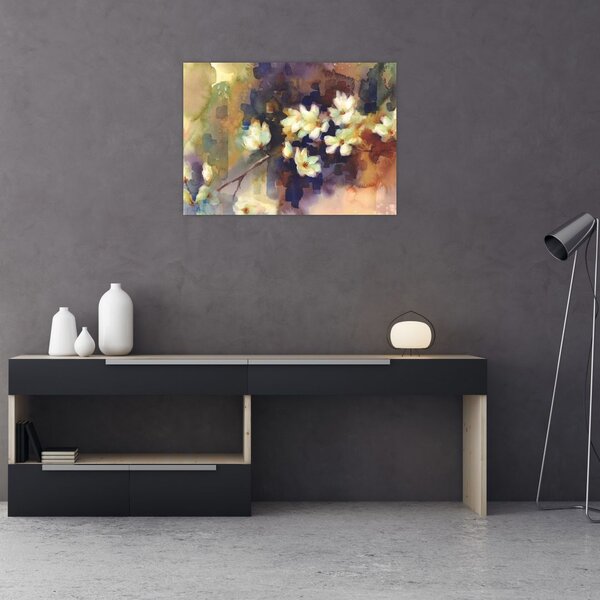 Slika - Bele magnolije, slika (70x50 cm)