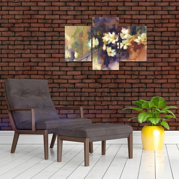 Slika - Bele magnolije, slika (90x60 cm)
