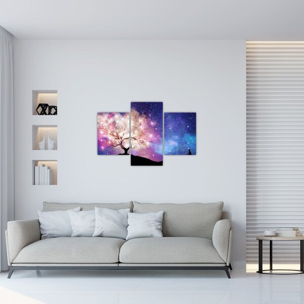 Slika - Vesoljsko drevo (90x60 cm)