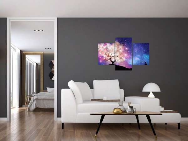 Slika - Vesoljsko drevo (90x60 cm)