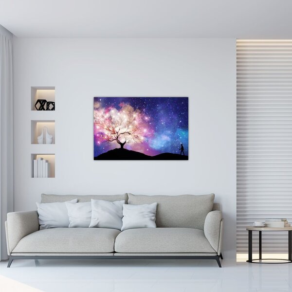 Slika - Vesoljsko drevo (90x60 cm)